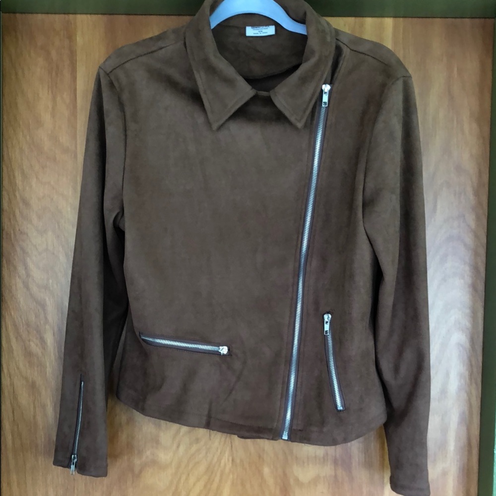 🖤Black Friday sale 🖤 Faux suede brown jacket